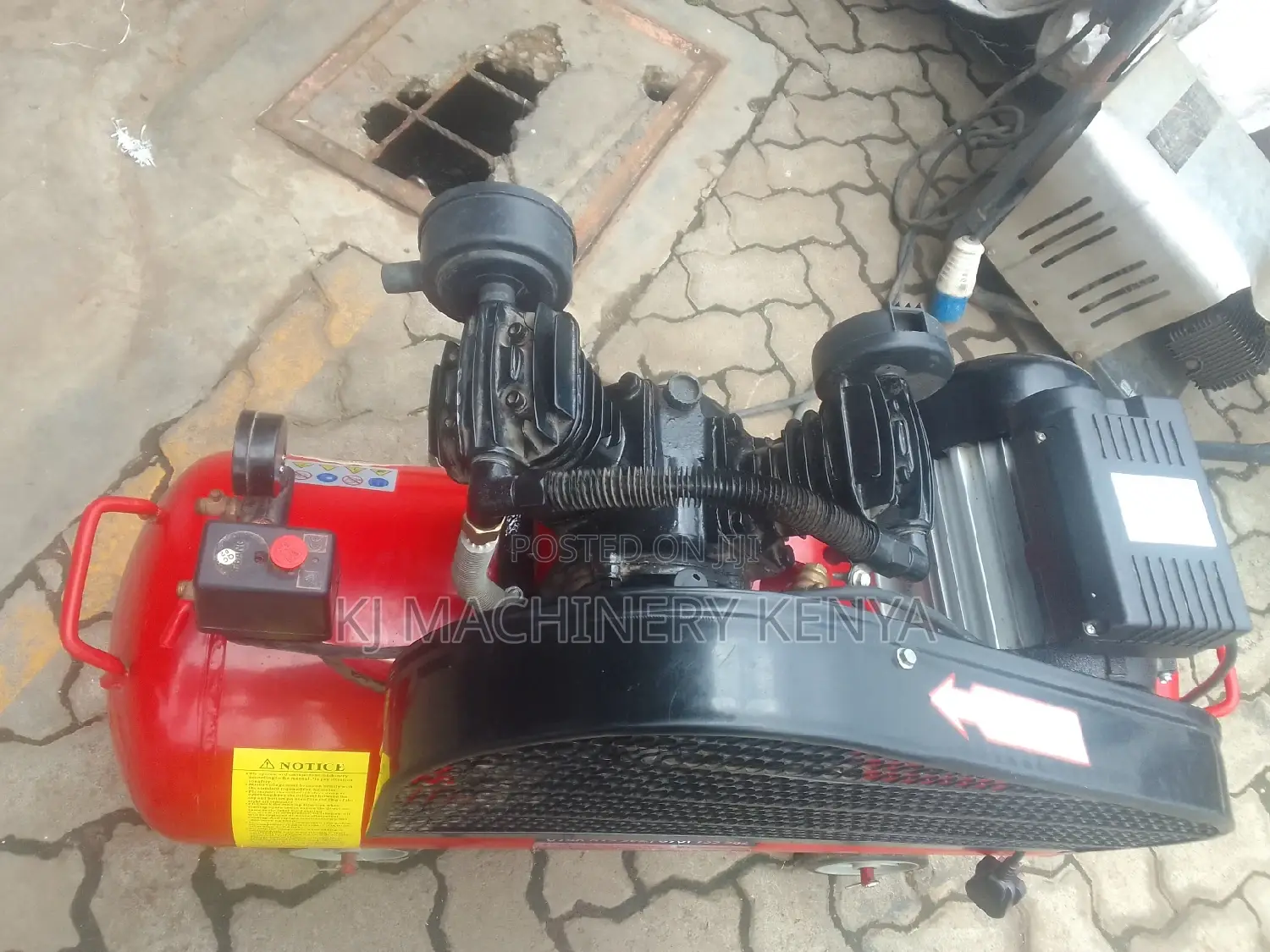 Slightly Used 100l Air Compressor Milano Brand -Electric