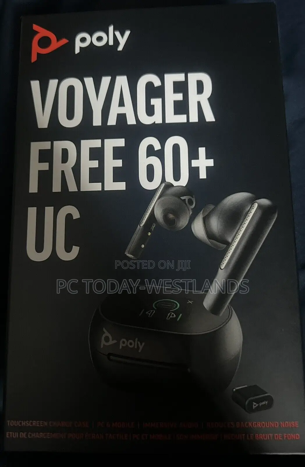 Poly Voyager Free 60+ UC Wireless Earbuds USB-A Dongle