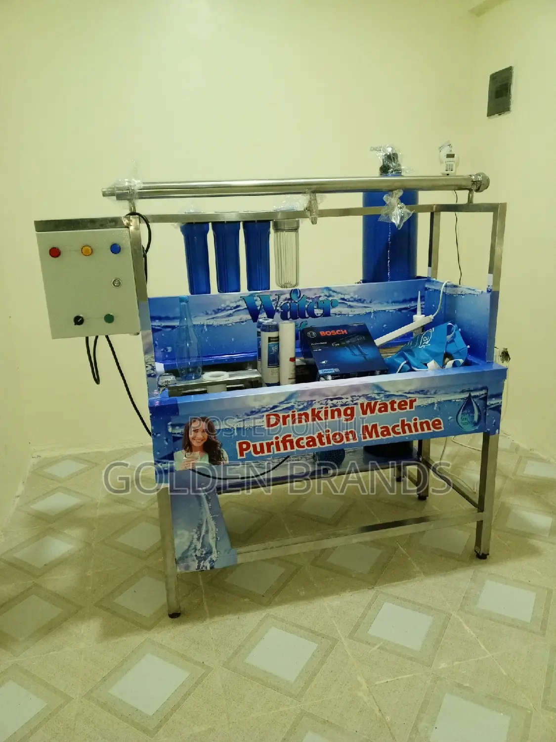 Drinking Water Purification Machine Complete +Bottles Rinser