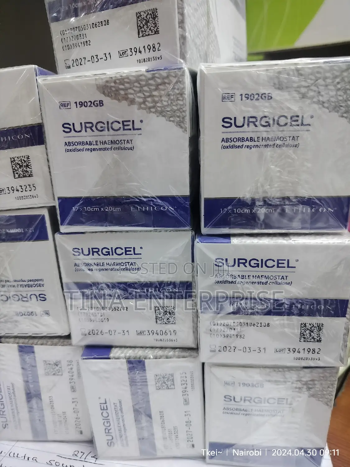 Surgicell Sutures 1902GB