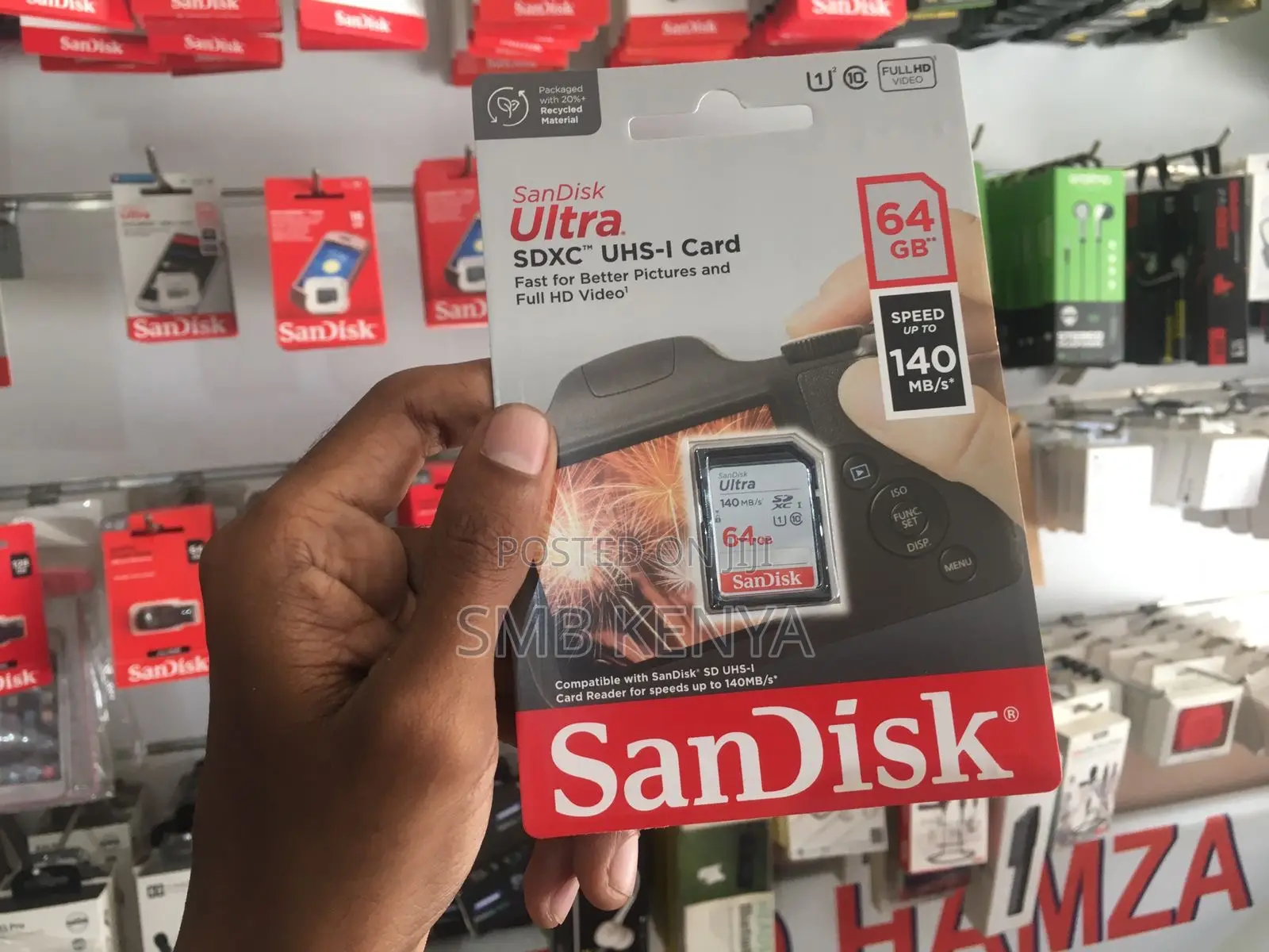Sandisk Ultra Sdhc Memory Card For Camera 64gb 140 Mbps