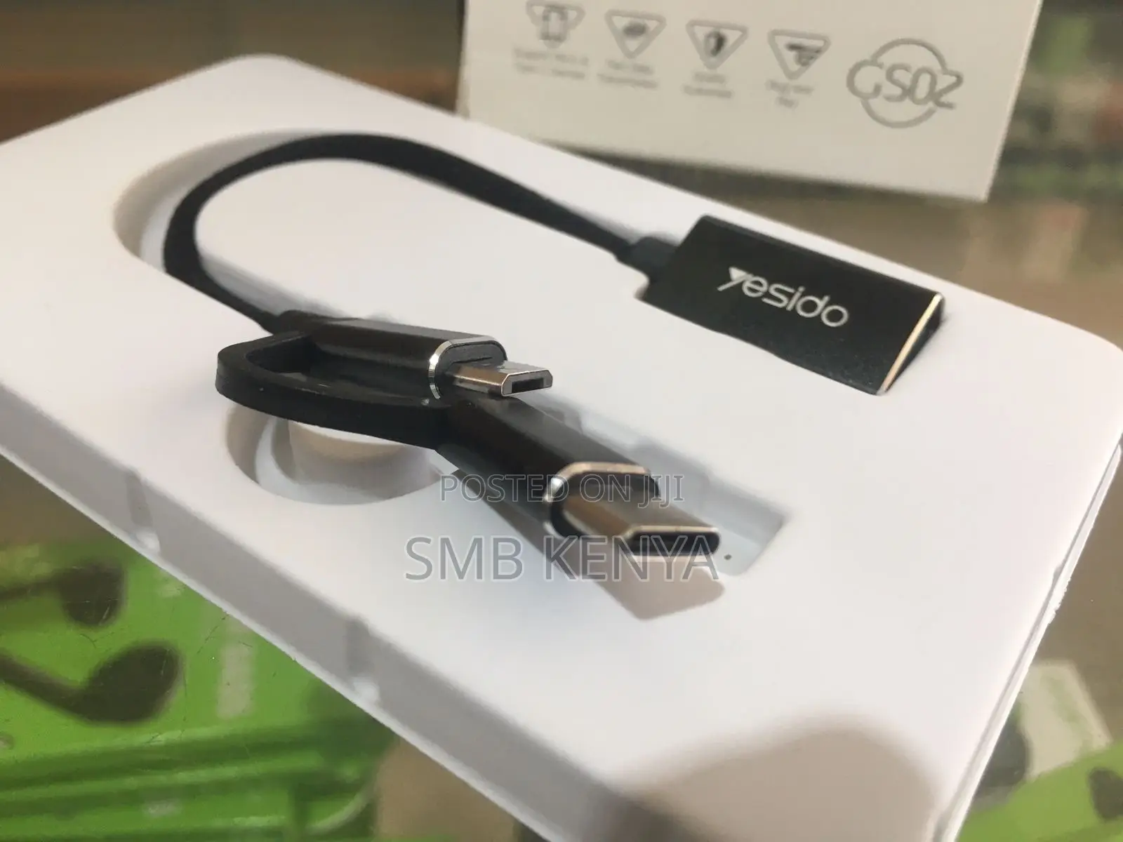 USB OTG Adapter 2 in 1 Cable Type C to Micro USB