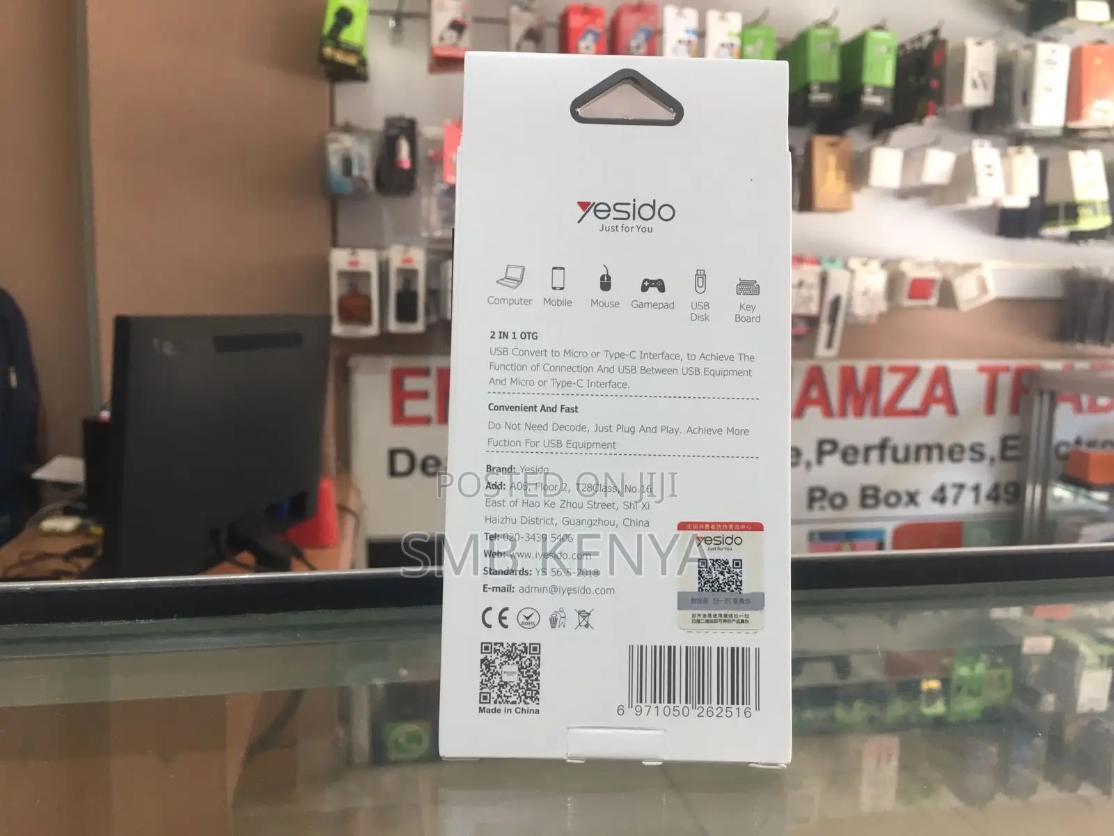 Yesido 2in1 Otg Connector, Usb to Type C and Micro