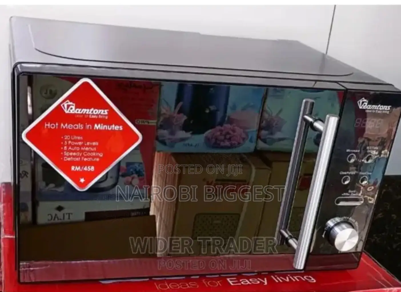Ramtoms 20l Rm/458 Digital Microwave
