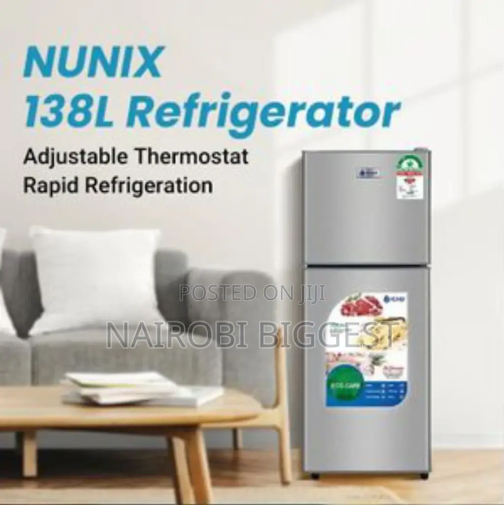 Nunix 138litres Double Door Refrigerator
