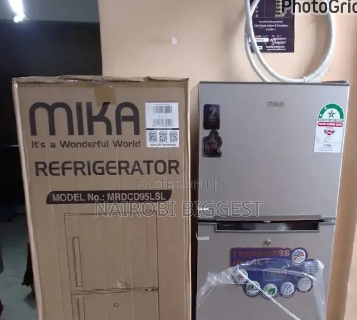 Mika 168litres Fridge Double Door