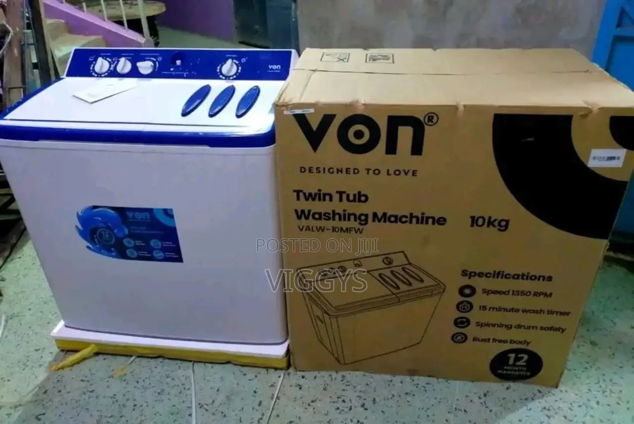 Original Von 10 Kg Twin Tub Washing Machine