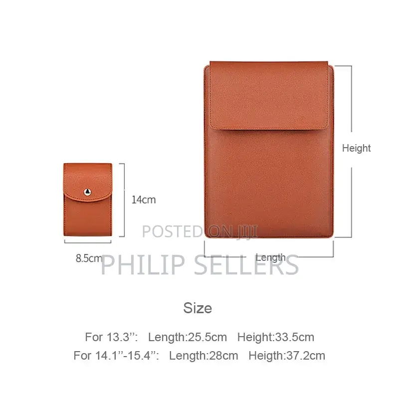Pu Leather Case Macbook Air Pro Laptop Sleeve Bag Stand