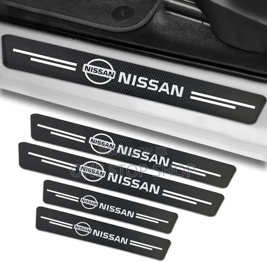 4pc Nissan Branded Car Door Sill Stickers