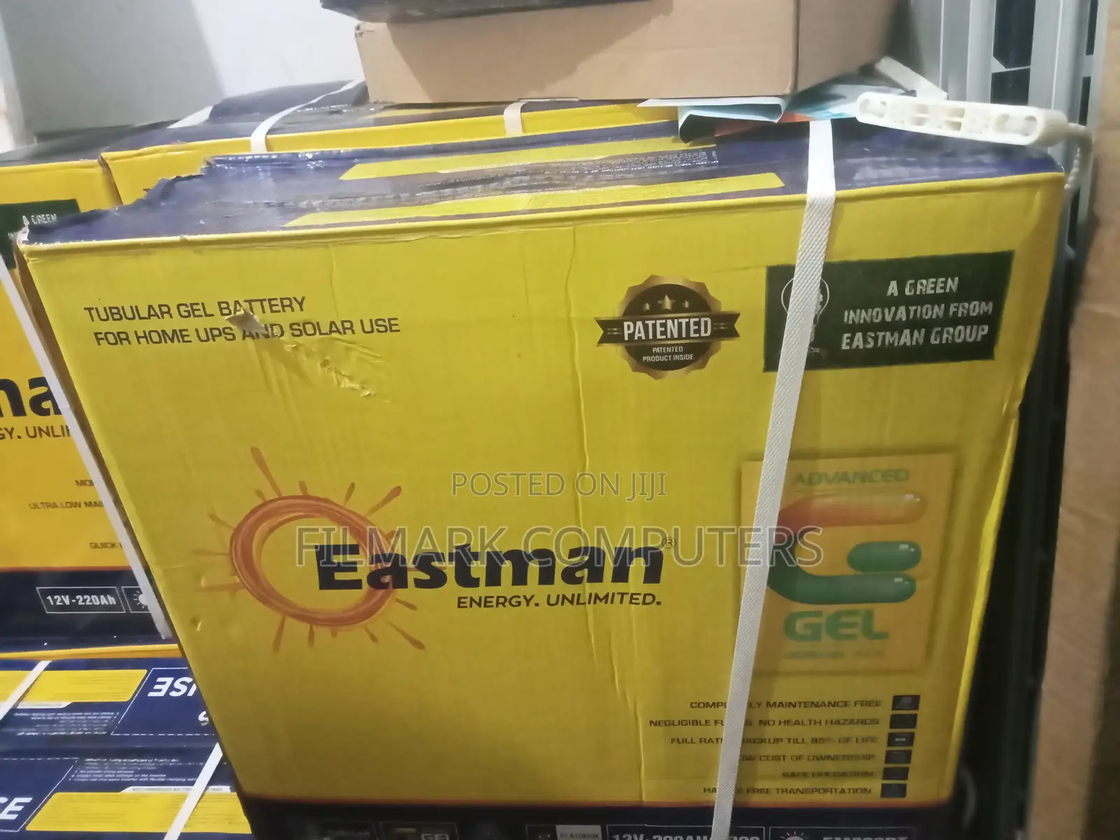Eastman 200ah Gel Battery Tall Tubular 12v Maintenance Free