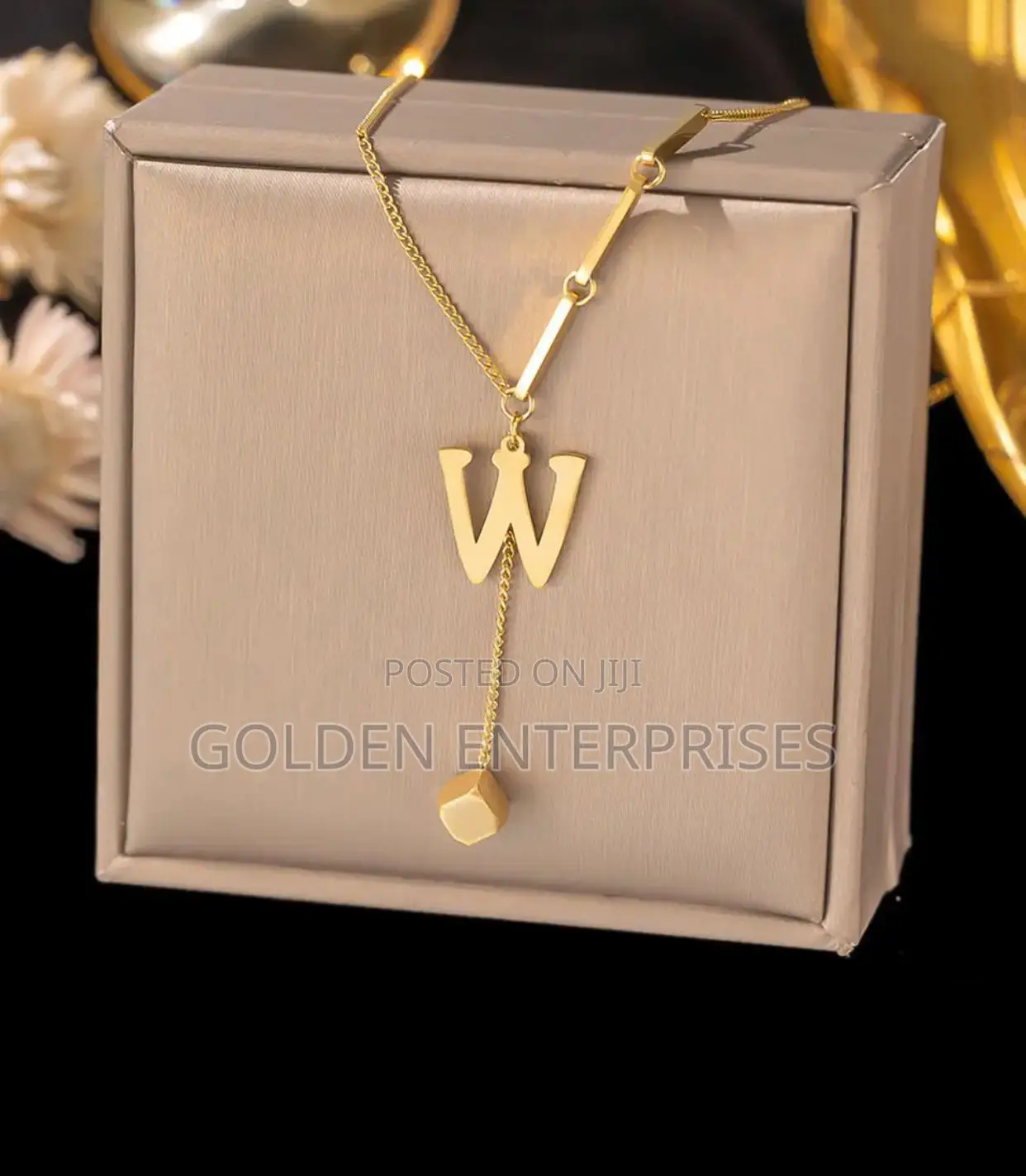 INITIAL LETTERS HYPOALLERGENIC, Non Fade, Stainless Steel