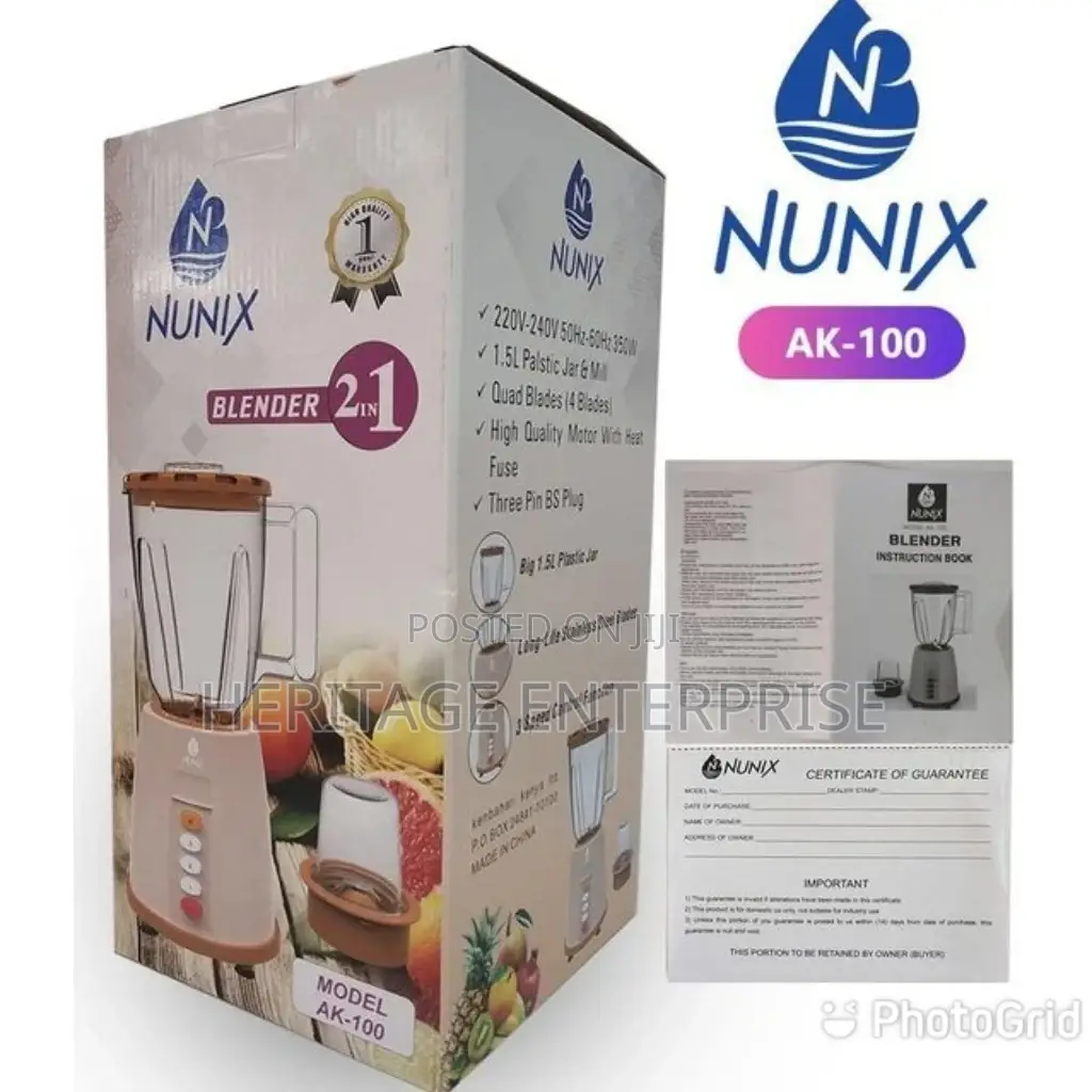3 in 1 Blender With Grinding Machine