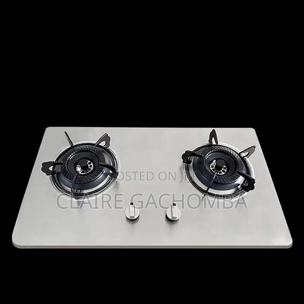 White 2 Burner Amaze Stainless Steel Hob Cooker