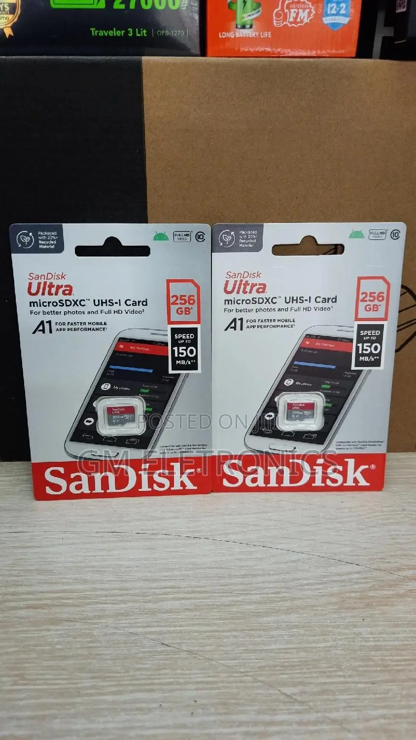 256gb New Sandisk Micro Sd Card With 150mb/S Reading Speed.