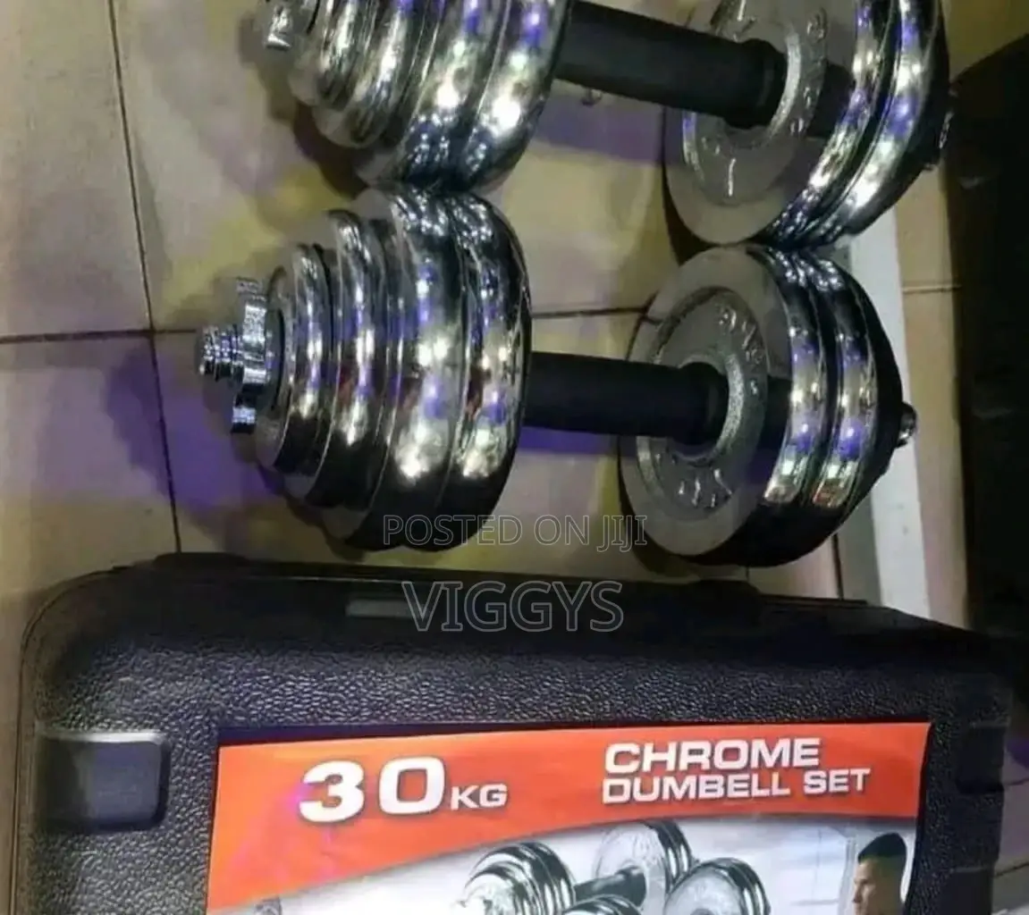 Classic 30kg Dumbell Chrome
