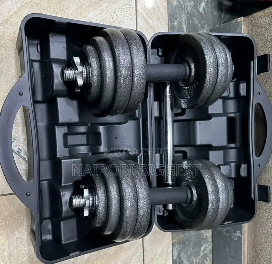 20kgs Adjustable Chrome Dumbells