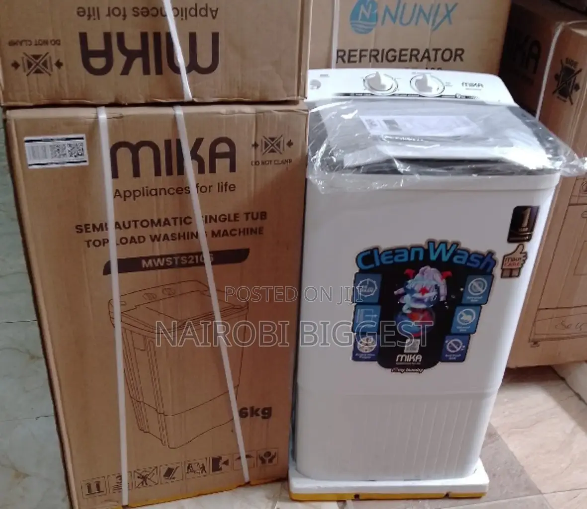 Mika Semi Automatic 6kg Top Load Washing Machine