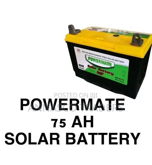 Powermate 75 AH Solar Battery Dry Cell