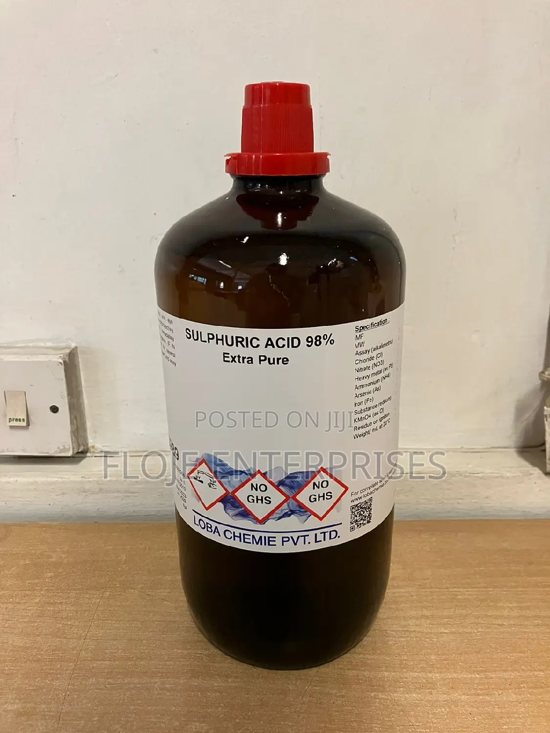 Sulphuric Acid Extra Pure 98%