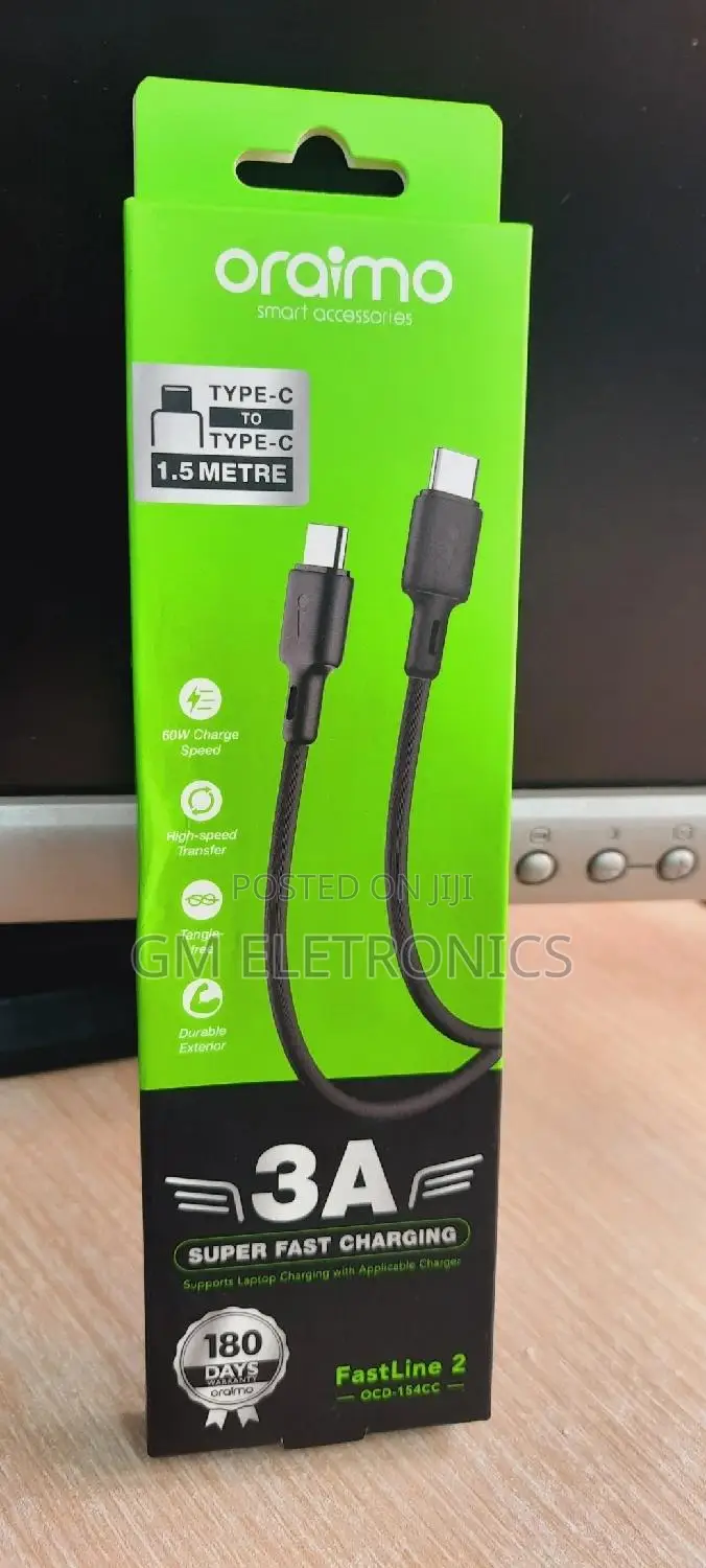 Type-C to C Fast Charging Cable 3A Ocd-154cc