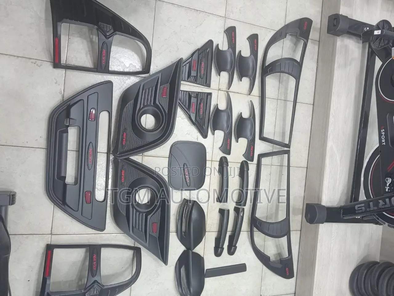 Hilux Revo Black Lamp Cover Kit Headlamp Kit Original
