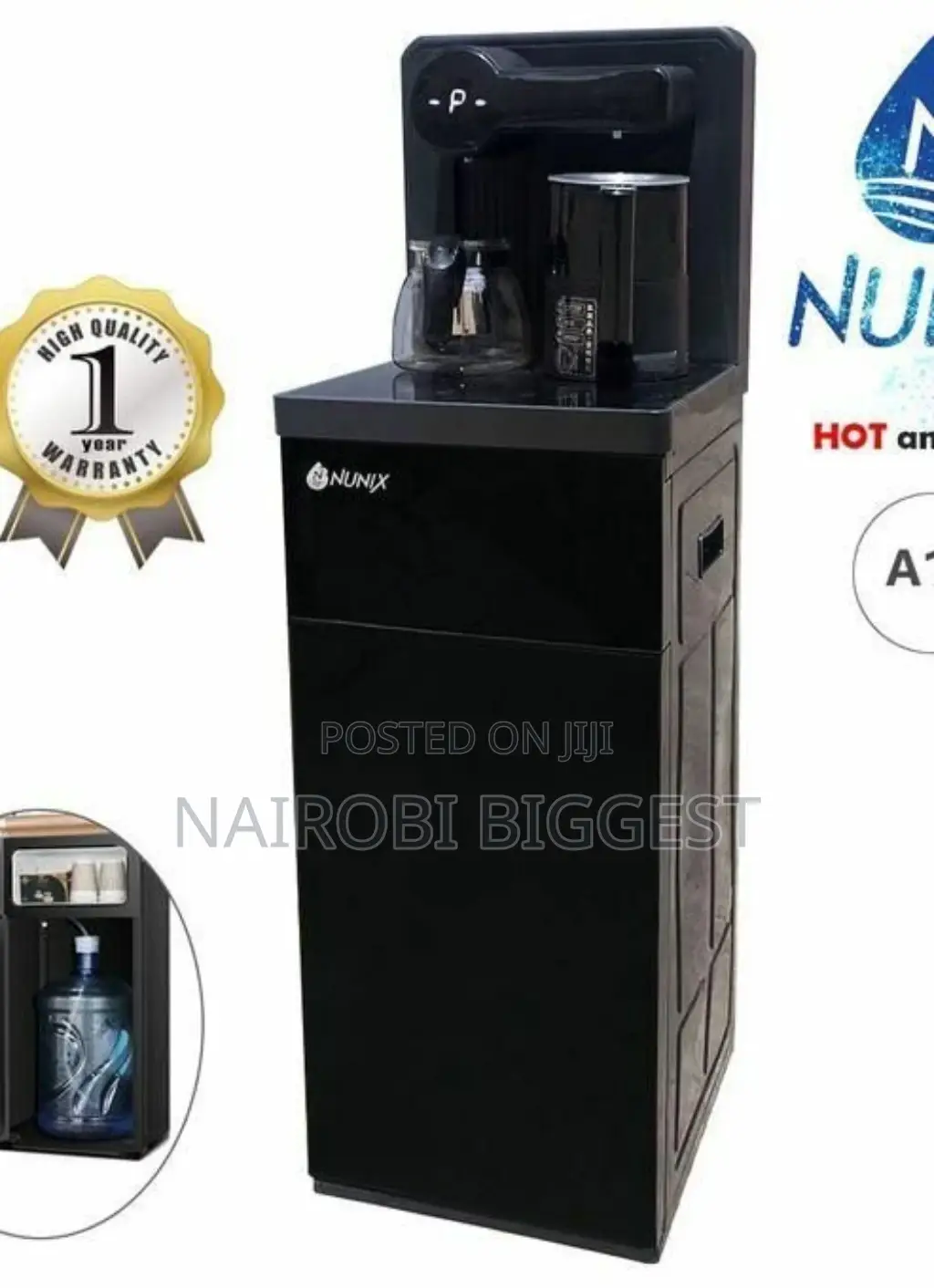 Brand New Nunix A1C Bottom Load Hot and Cold Water Dispenser