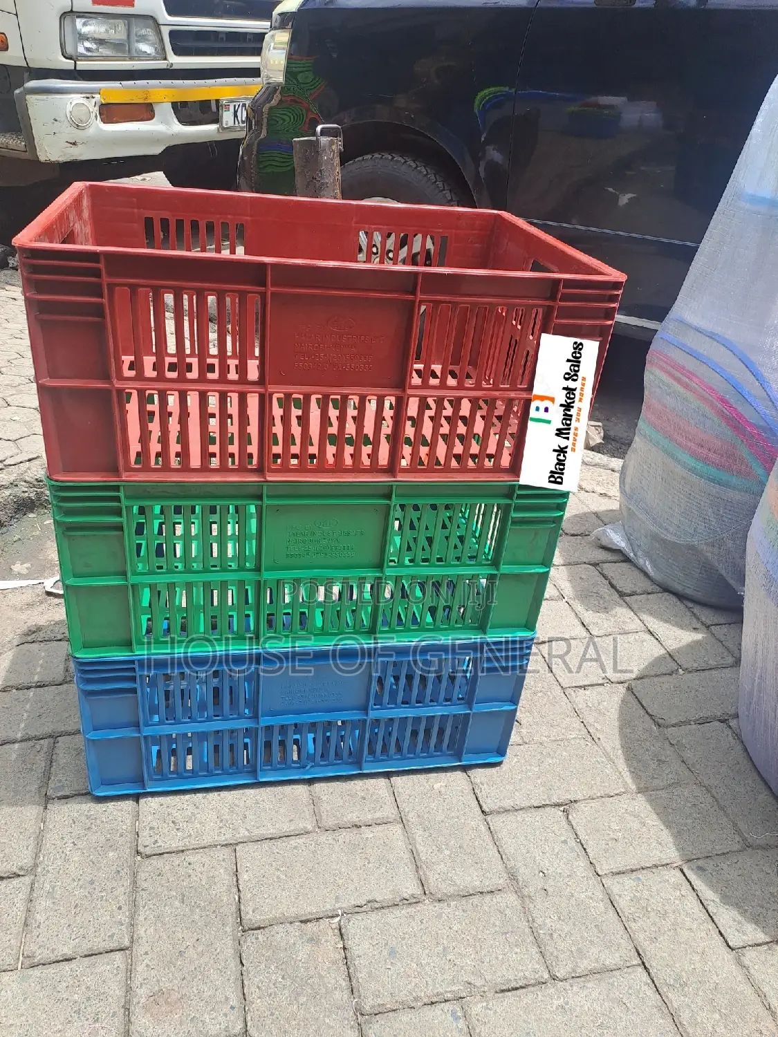 Normal Plastic Crates Size H300×W400 ×L585mm