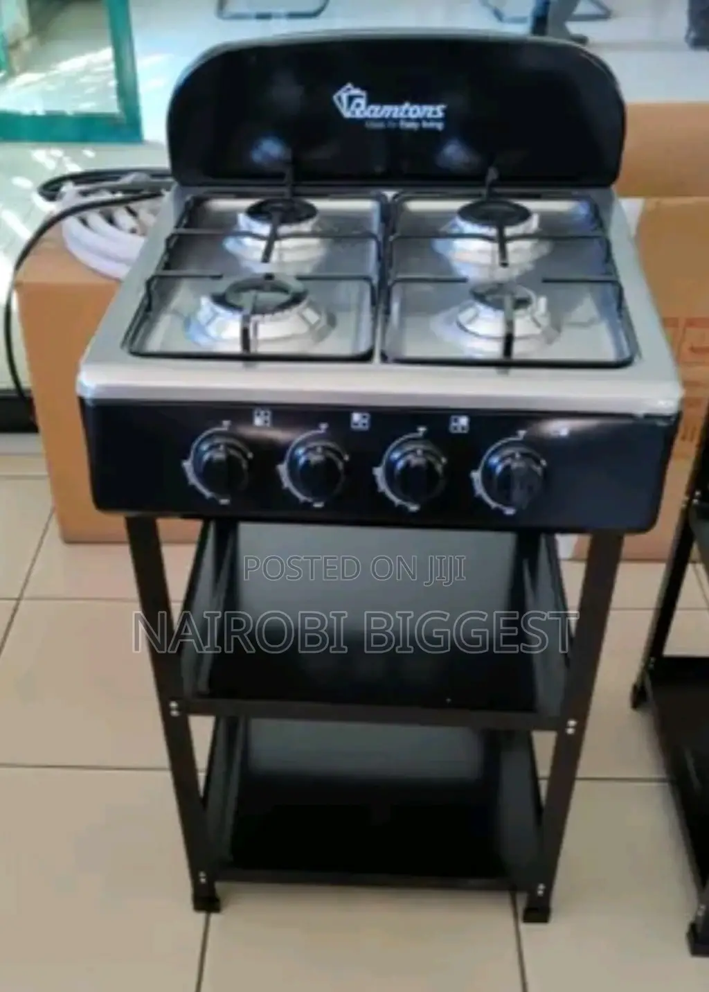 Premier Full Gas With Shelves Standing Cooker