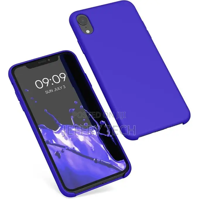 Apple iPhone XR (6.1 INCH) Real Silicone Case With Inside Mi