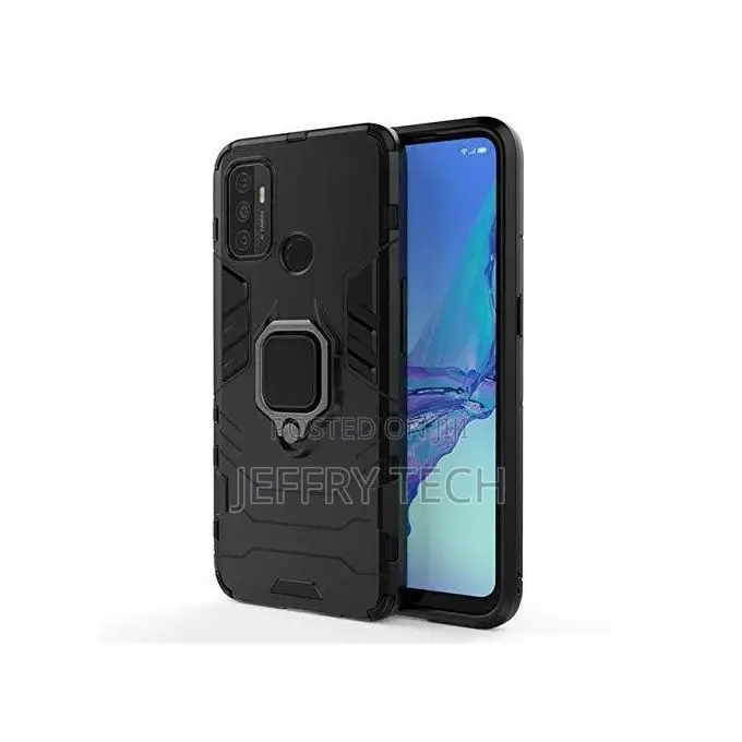 ELEF Back Cover for Oppo A53 D5 Iron Man Heavy Duty Shockpro