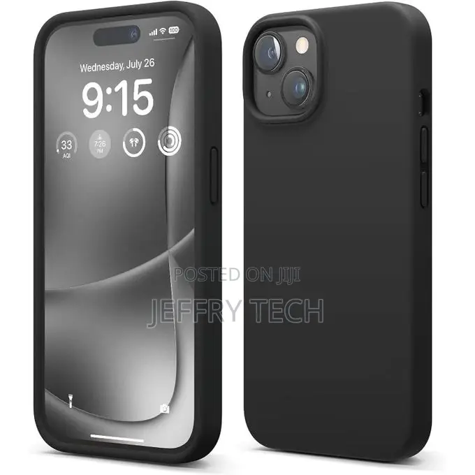 Coverskart Liquid Silicone Back Cover for Apple iPhone 15