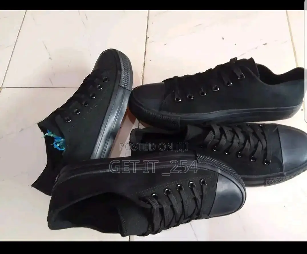 Converse All Black Restocked Sizes *36-45*