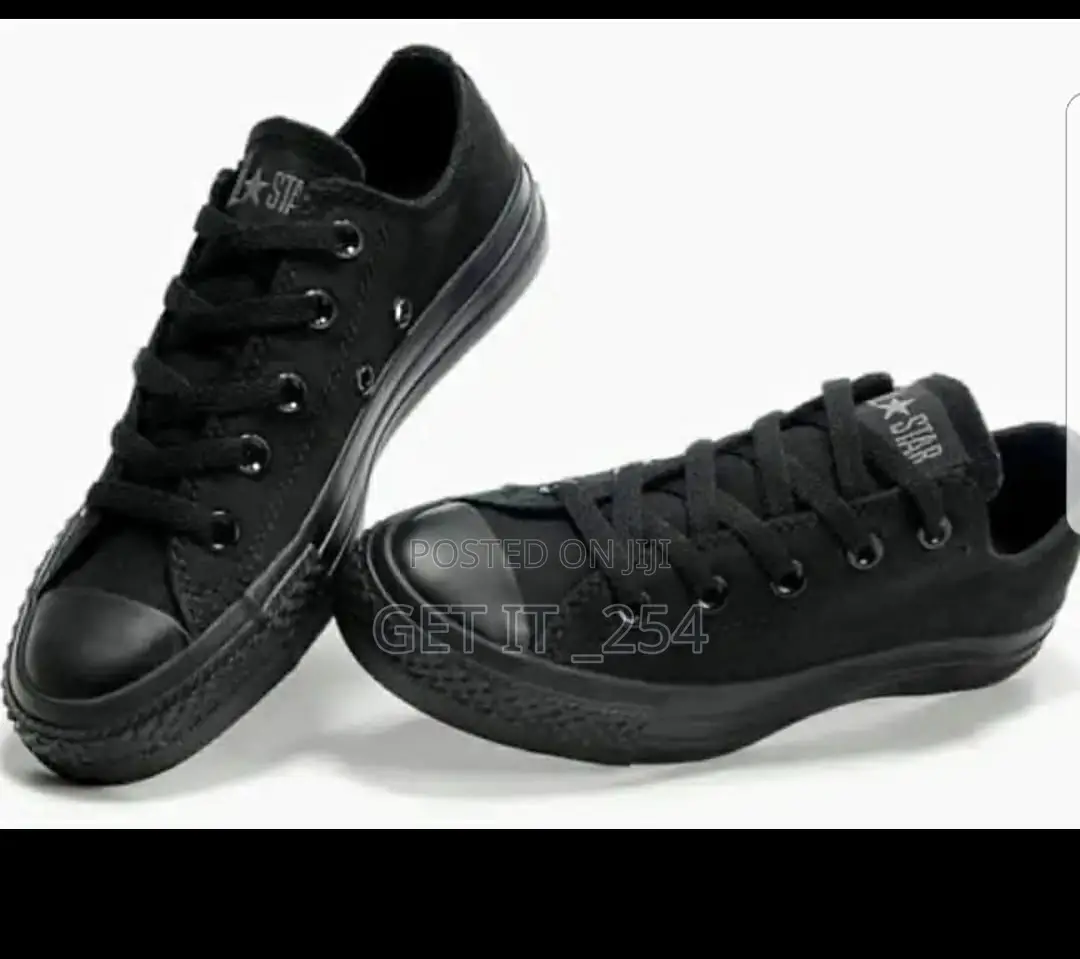 Converse All Black Restocked Sizes *36-45*