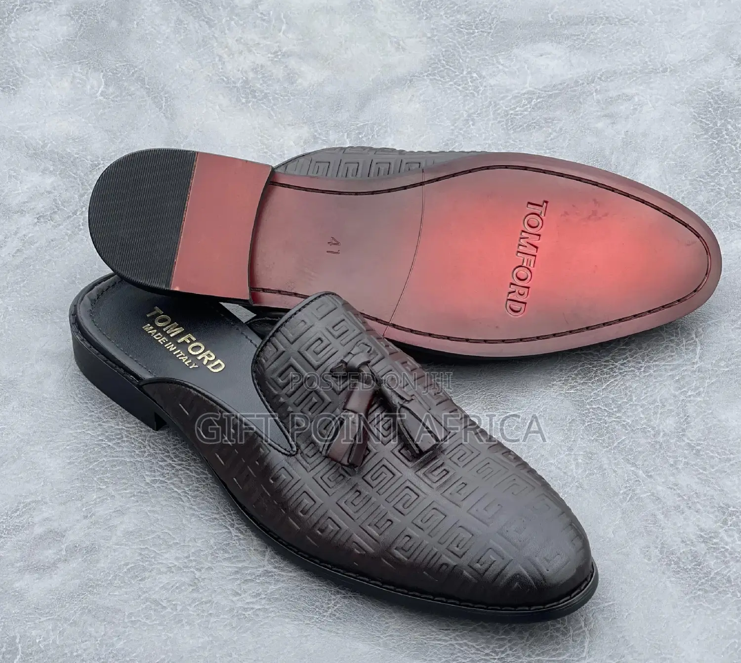 Mules Leather Men Shoes