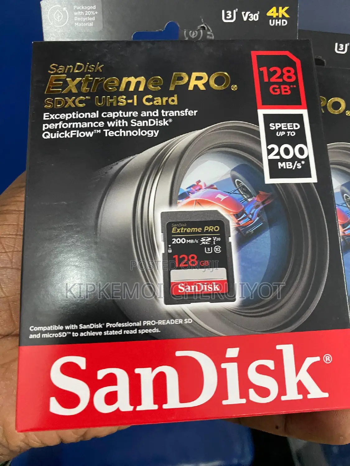 Sandisk Extreme Pro 128gb at the Shop