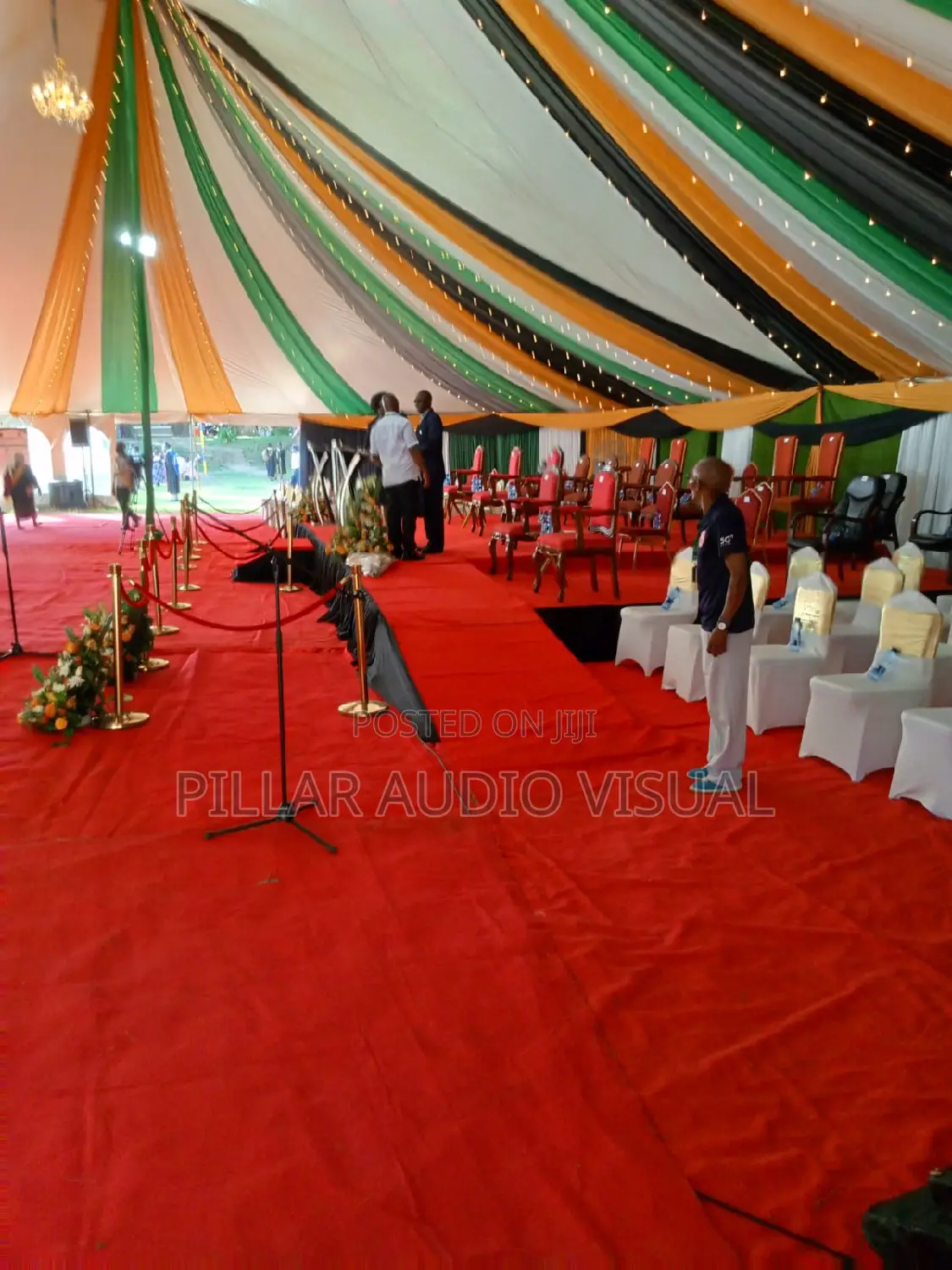 Decorated Tents, Chairs, Red Carpet,. . Tents for Hire