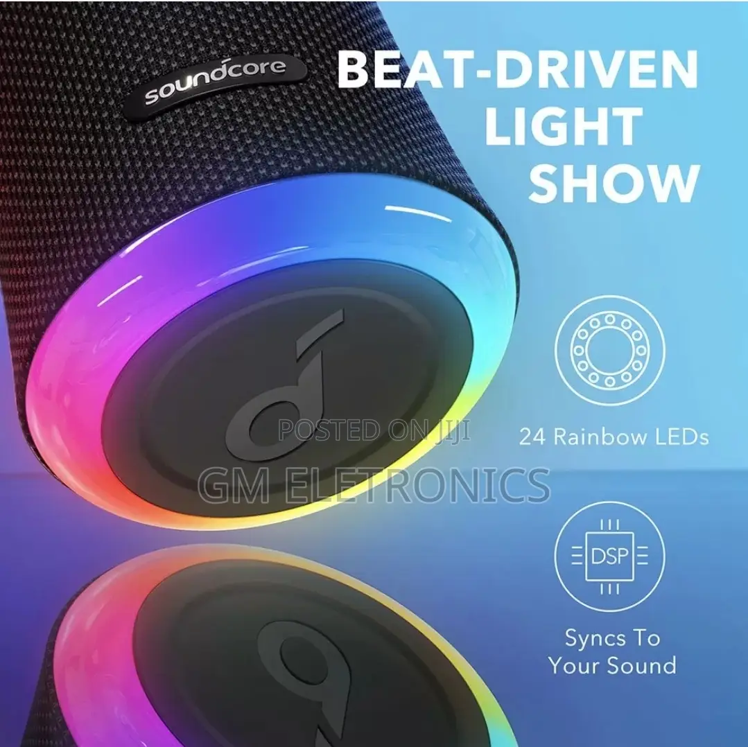 Anker Soundcore Flare 2 – 20w Ipx7 Waterproof Bt Speaker