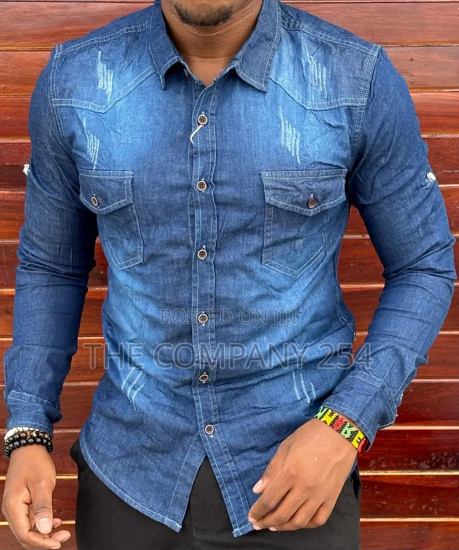 Latest Designer Men's Clothing Denim Jeans Shirts
Ksh.1800