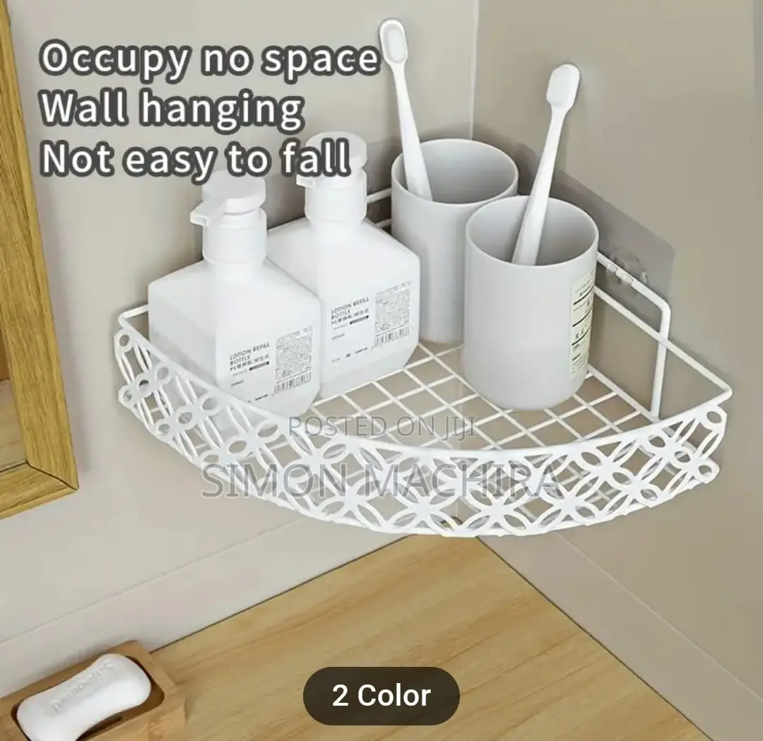 Corner Self-Adhesive Bathroom Rack