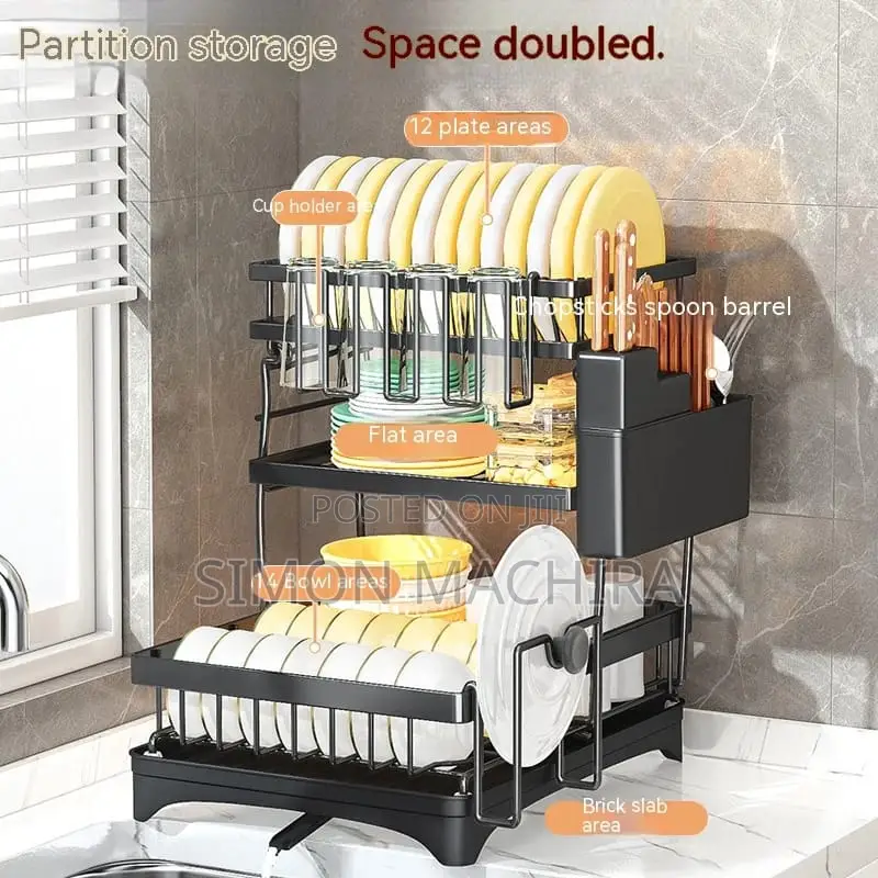3 Layer Classy Dish Rack. High Quality.