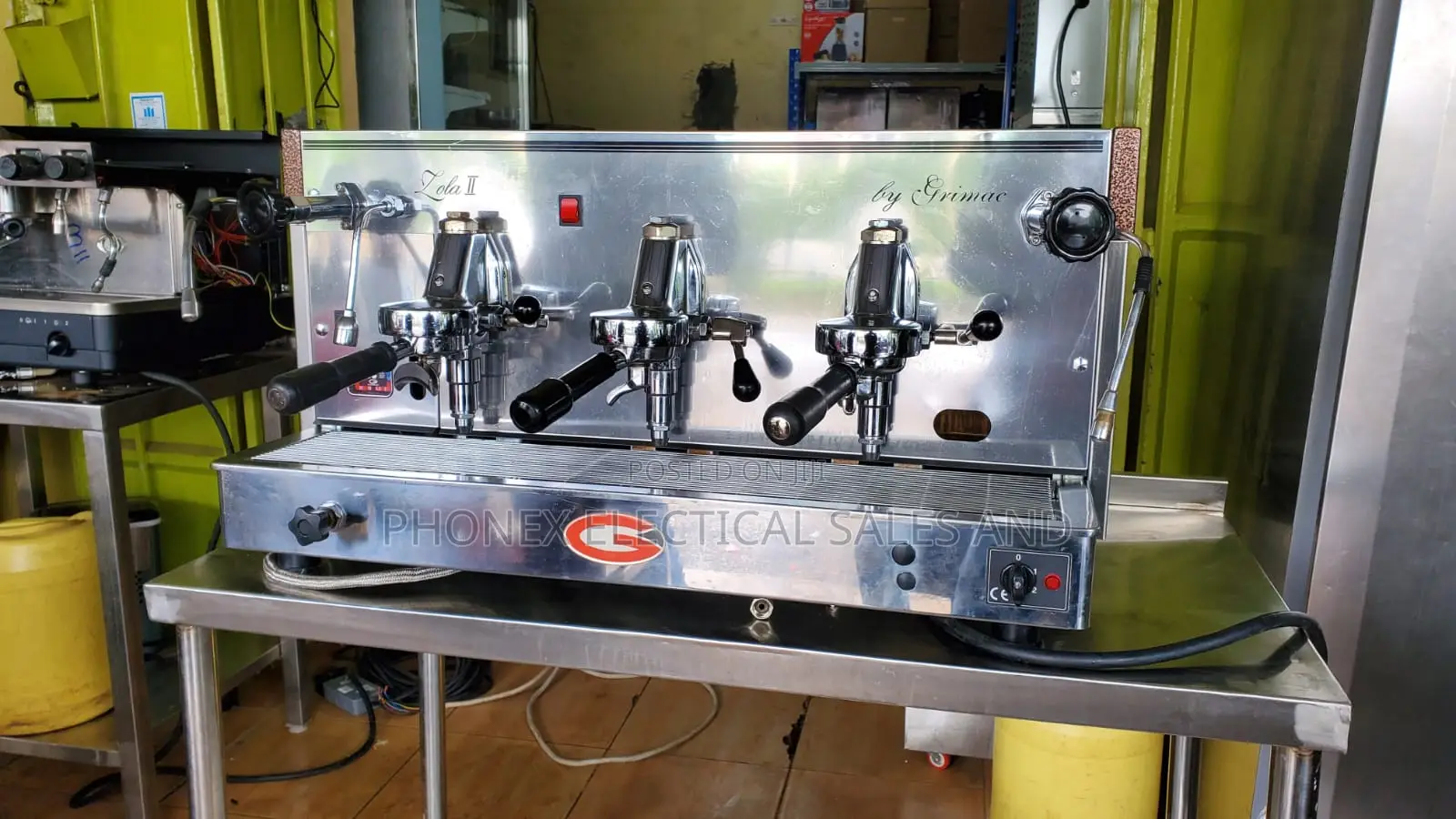 Manual Three Group Coffee Machine