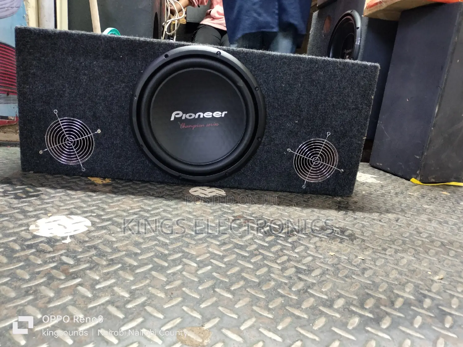 Pioneer Car Speaker 312D4 1600watts Dual Coiled.