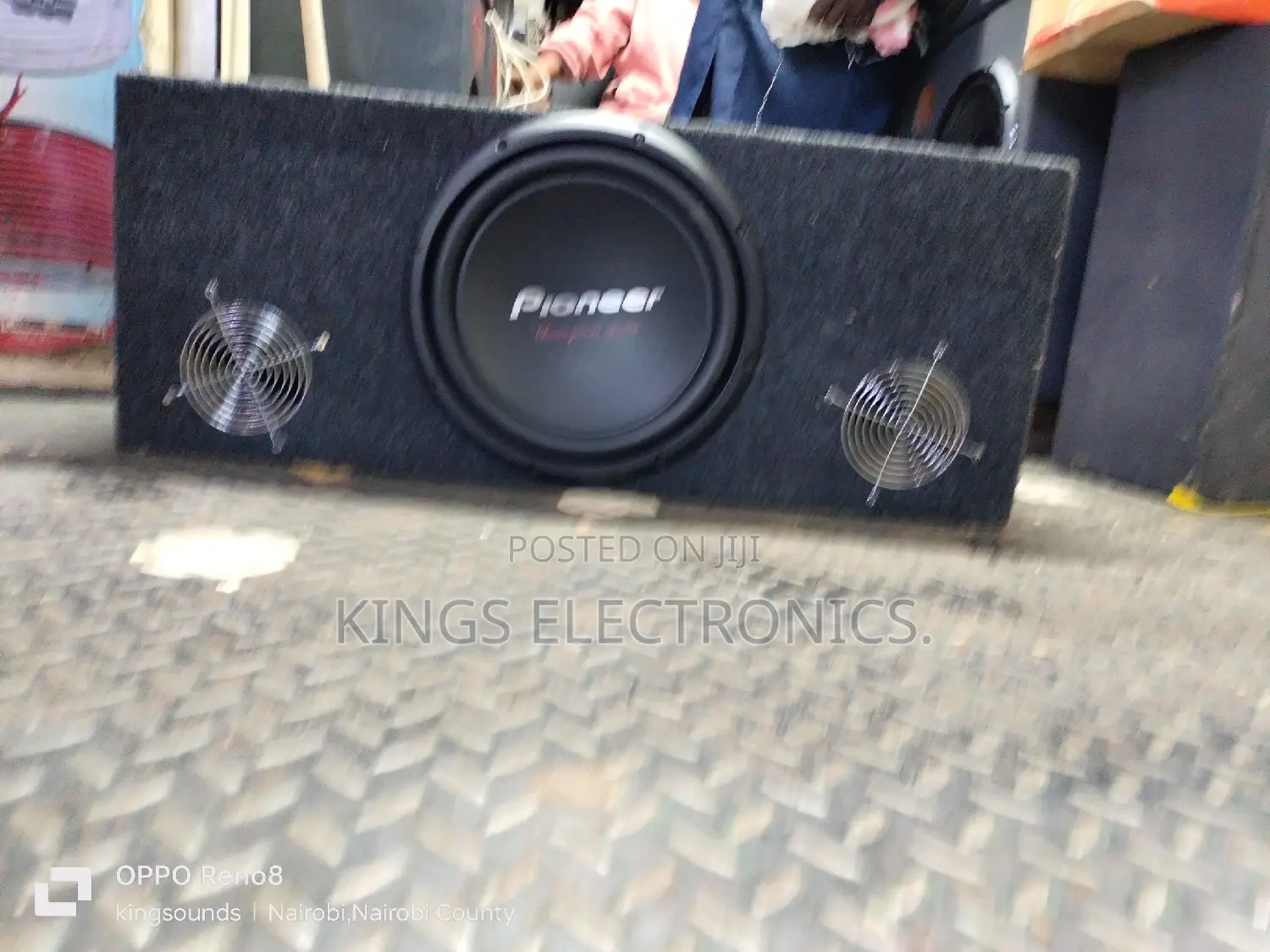 Pioneer Car Speaker 312D4 1600watts Dual Coiled.