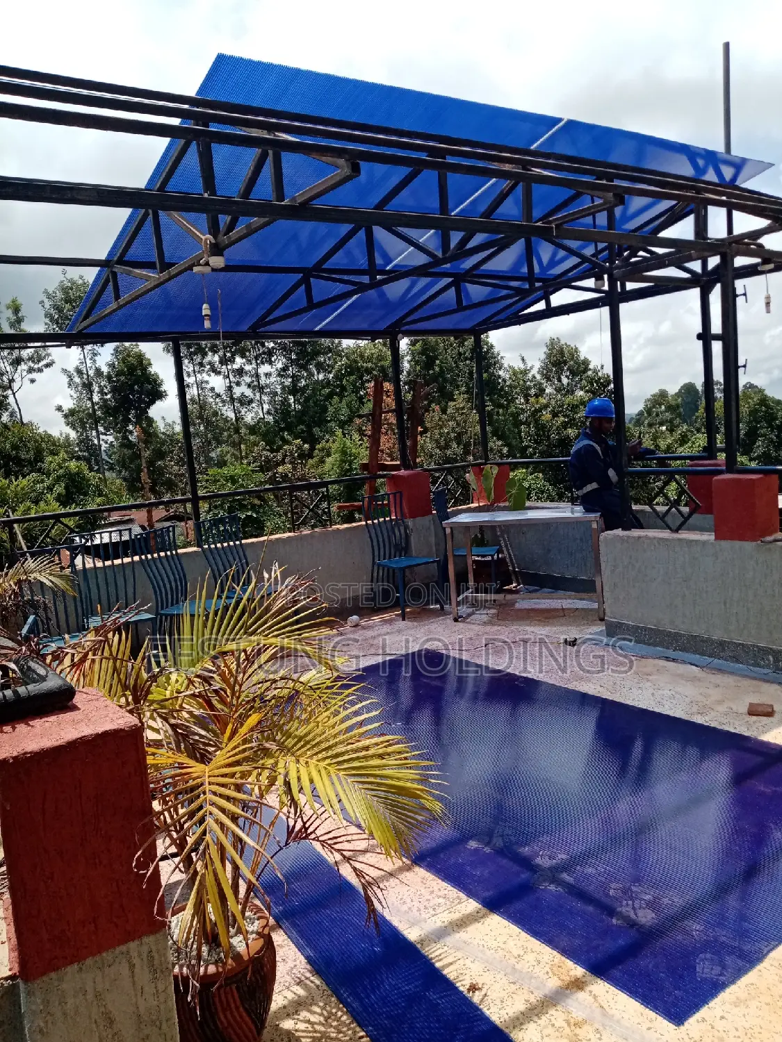 Polycarbonate Roofed Terrace Shade