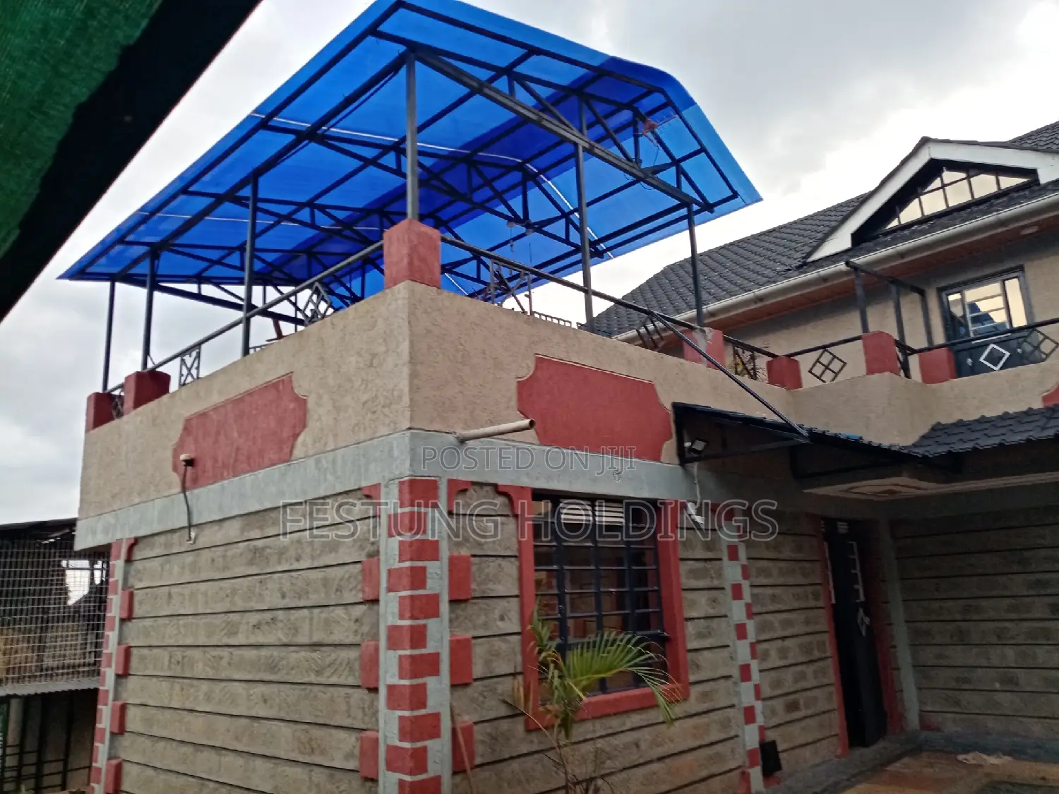 Polycarbonate Roofed Terrace Shade