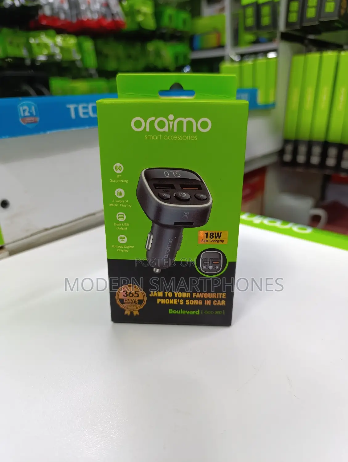 Oraimo Boulevard 18W Car Charger