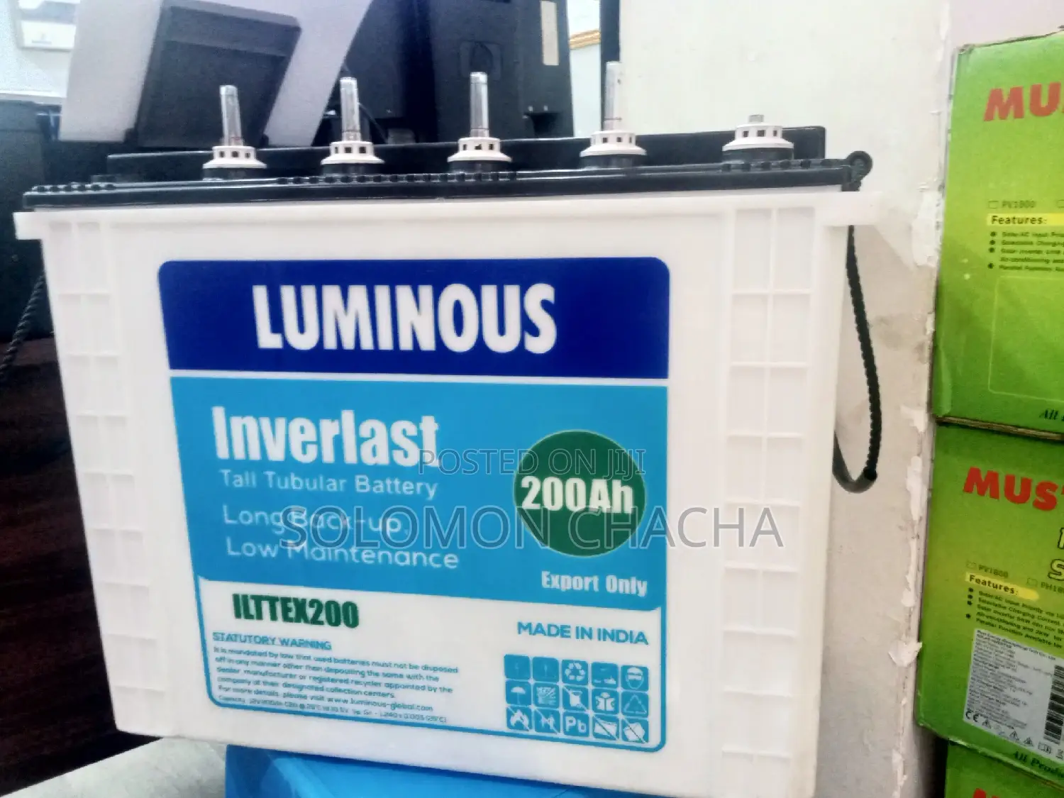 Luminous 200ah 12v Tubular Battery