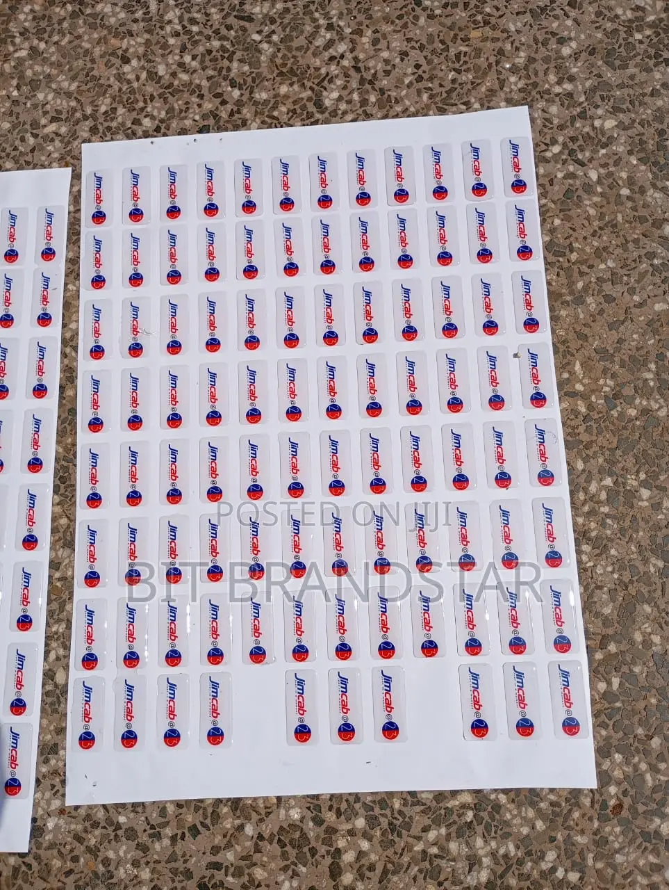 Doming Sticker