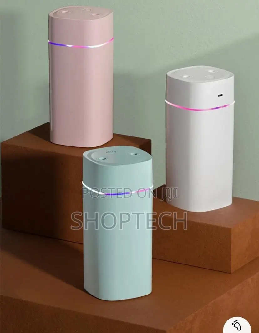 600ml Humidifier Green Peach White Available