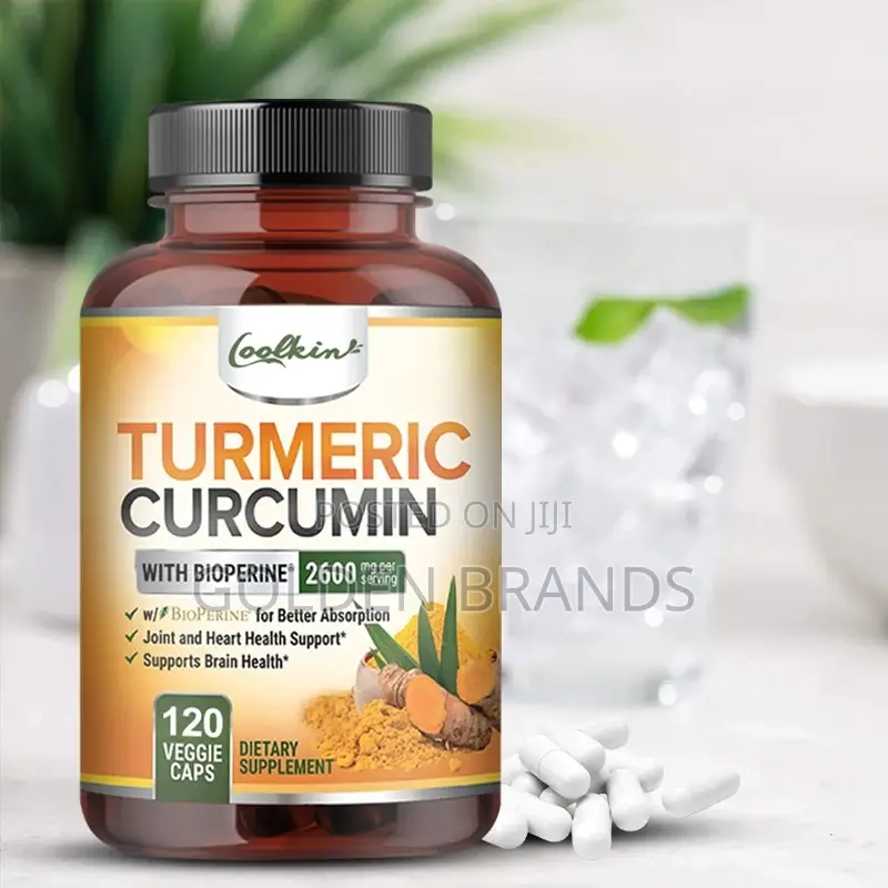 Health Turmeric Curcumin Mixed With Black Pepper Extract